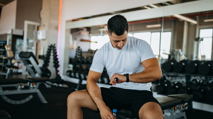 Women performing box jumps