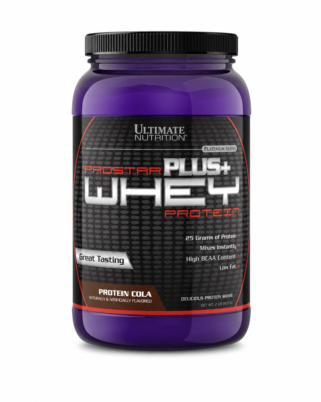 Ultimate Nutrition Prostar Plus+ Whey Protein, Protein Cola flavor, 2 lb bottle