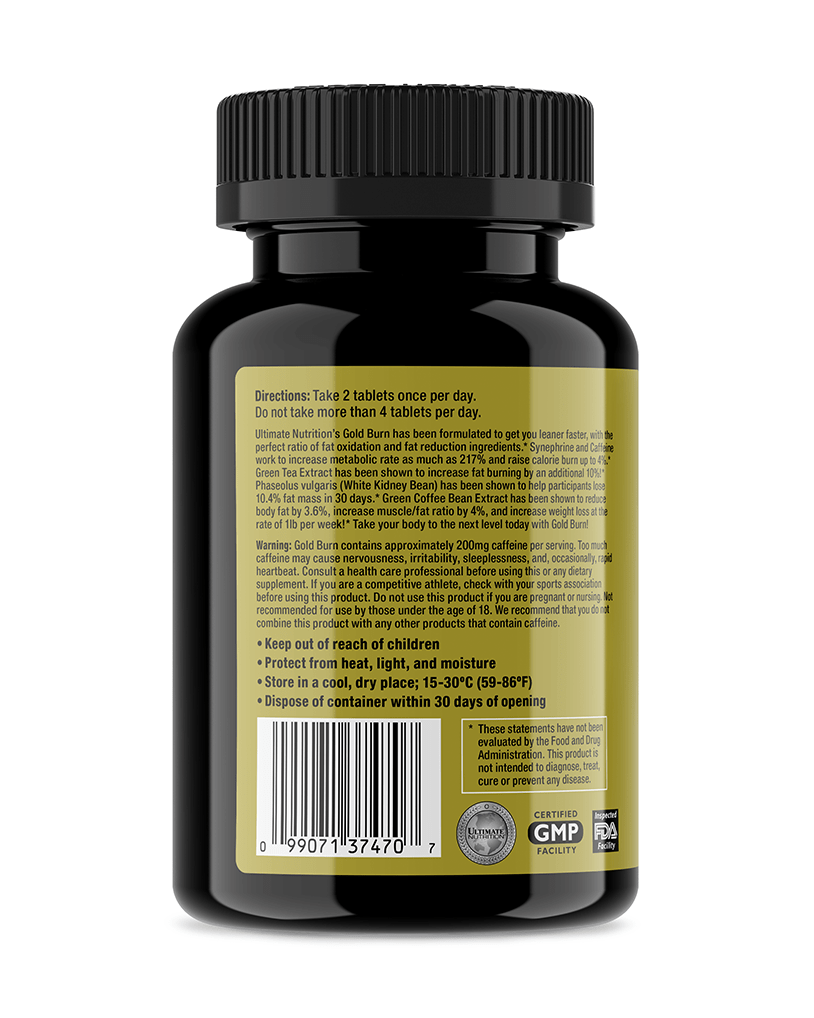 GOLD BURN: A Fat-Burning Supplement - Ultimate Nutrition