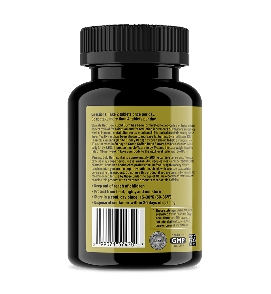 GOLD BURN: A Fat-Burning Supplement - Ultimate Nutrition
