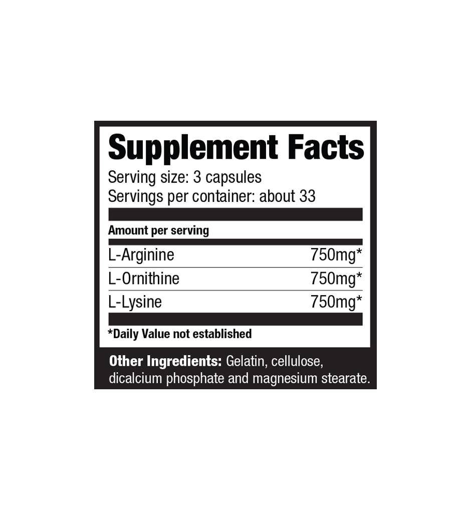 ARGININE ORNITHINE LYSINE - Ultimate Nutrition