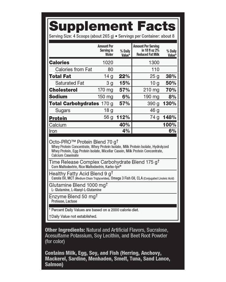 MUSCLE JUICE® REVOLUTION 2600 - Ultimate Nutrition