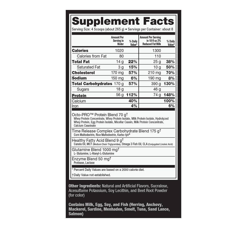 MUSCLE JUICE® REVOLUTION 2600 - Ultimate Nutrition