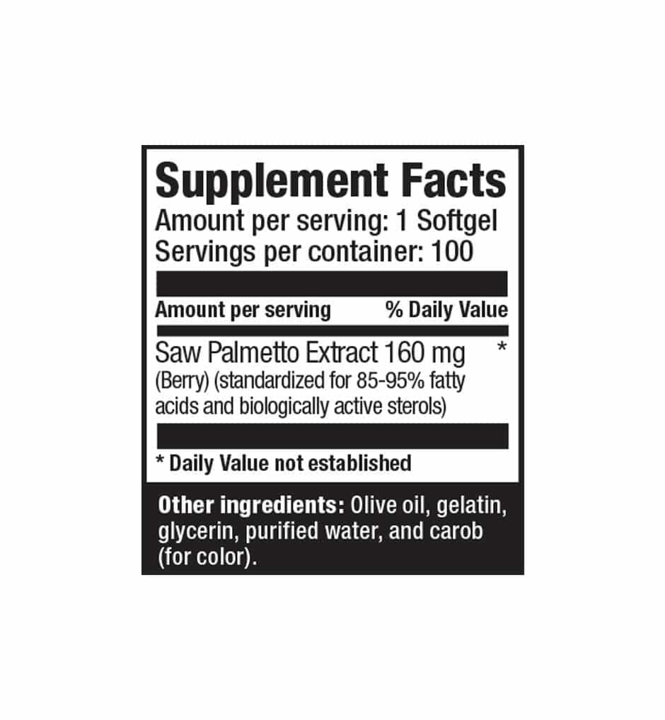 SAW PALMETTO - Ultimate Nutrition