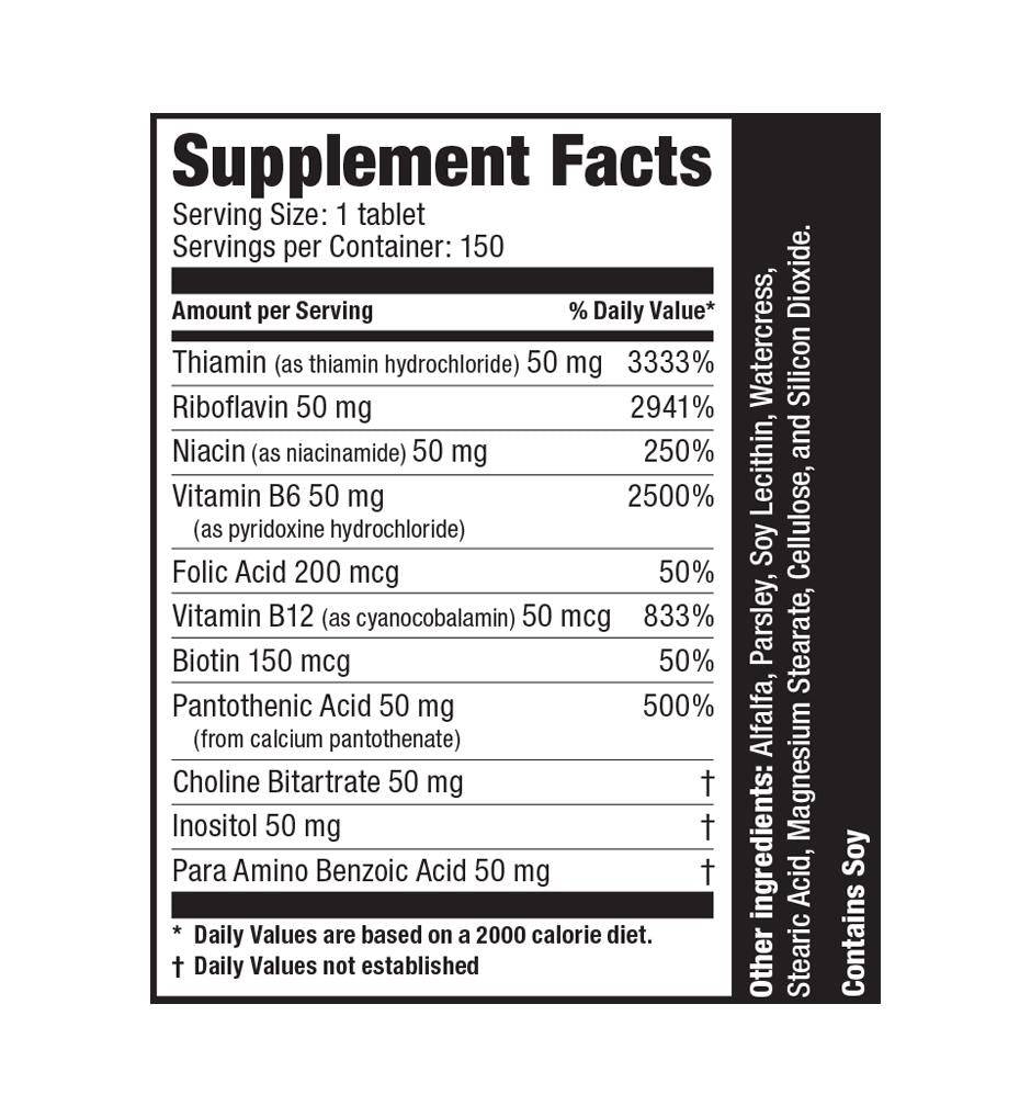 Super Vitamin B Complex - Ultimate Nutrition