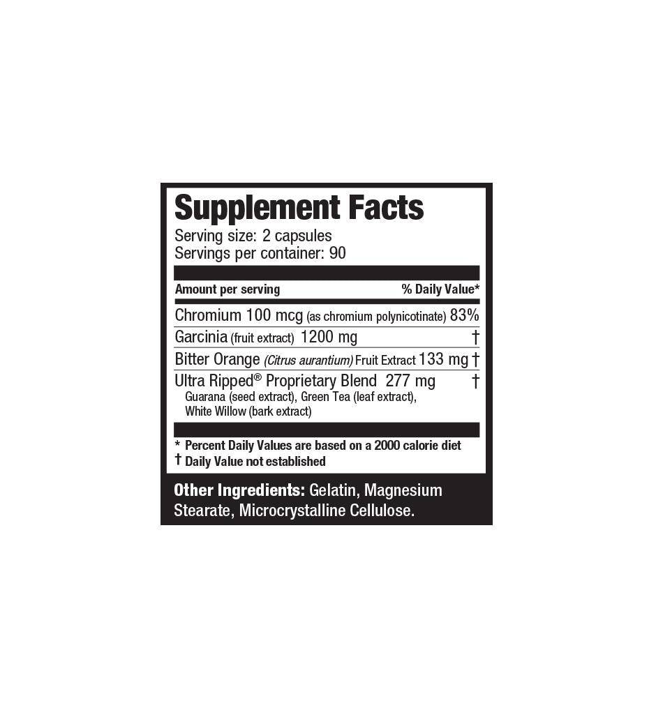 Ultra Ripped: A Thermogenic Fat Burner - Ultimate Nutrition