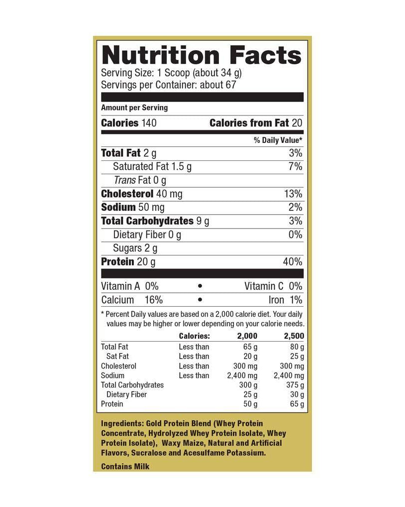 Whey Gold: The Gold Standard for Protein Supplements - Ultimate Nutrition