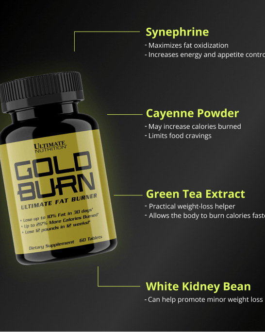 GOLD BURN: A Fat-Burning Supplement - Ultimate Nutrition