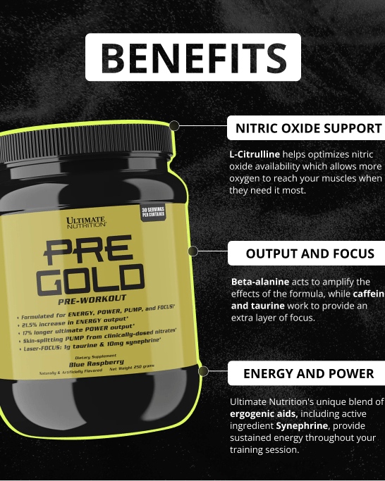 Pre Gold: Unlock Your Performance Potential - Ultimate Nutrition