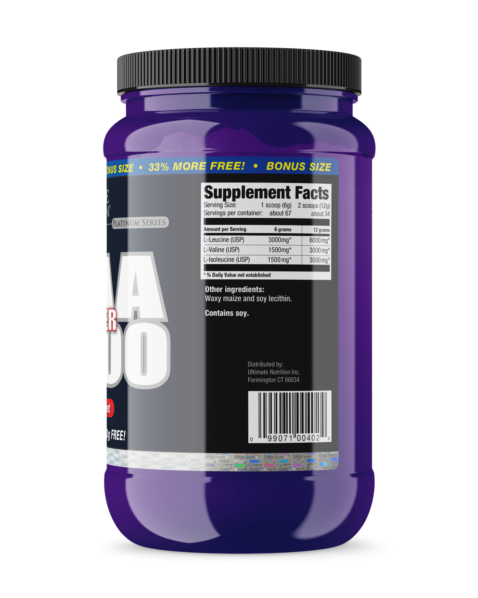 BCAA 12,000 Powder (Unflavored) - Ultimate Nutrition